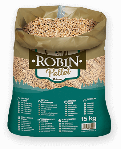 worek pelletu opałowego Robin do kupienia w Pogorzeli lub sklepie internetowym